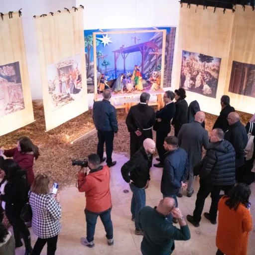inaugurazione italian vision of nativity scene